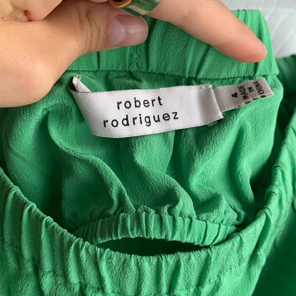 ROBERT RODRIGUEZ 100% SILK Romper with pockets! - Designer Vintage (no belt) - Picture 9 of 14